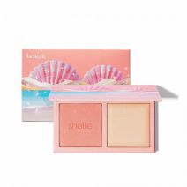 BENEFIT COSMETICS Twinkle Beach Blush & Highlighter Duo Palette