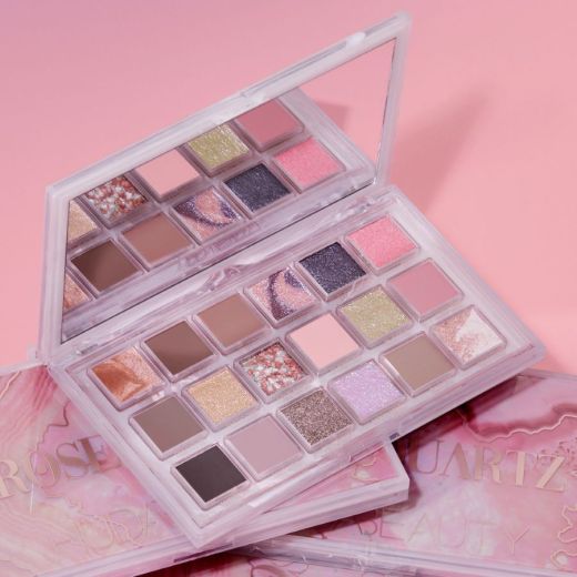 Huda Beauty 18 Well Palette - Rose Quartz 