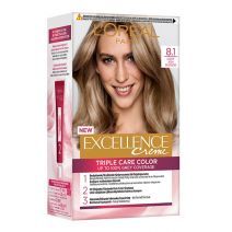 L'Oreal Paris Excellence Hair Color 8.1 Light Ash Blond  (Matu krāsa)