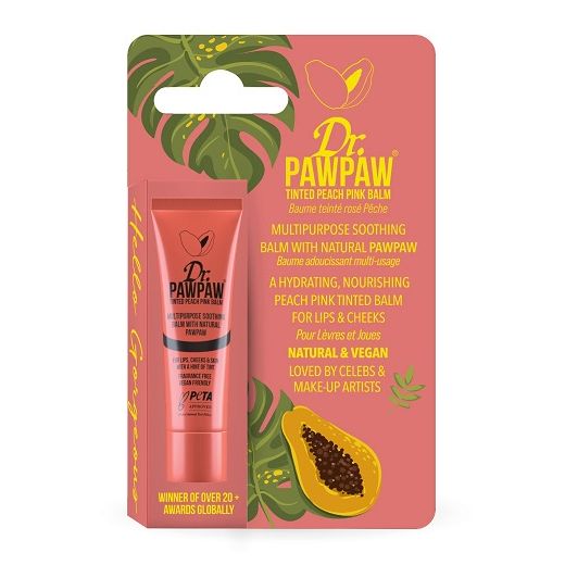 Dr. Paw Paw Peach Pink Balm  (Lūpu balzams)