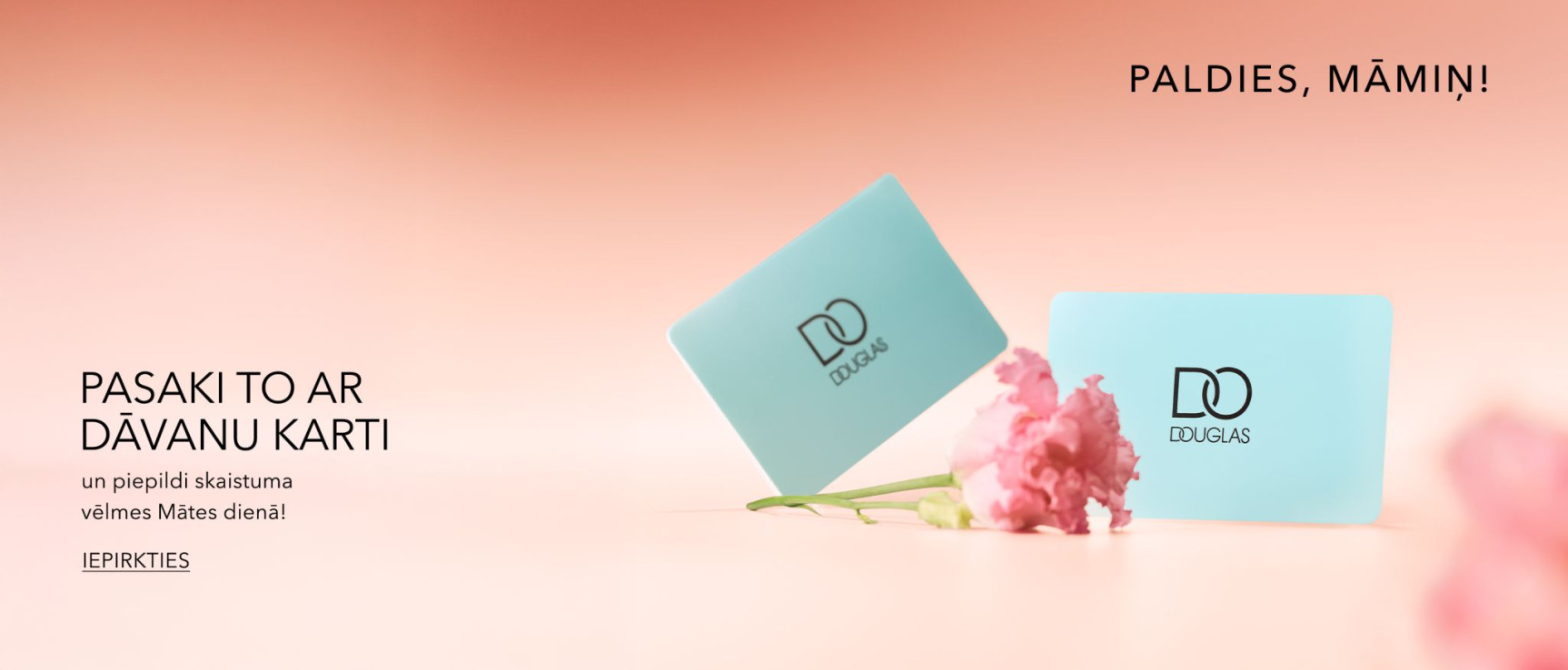Dāvanu karte mātes dienā