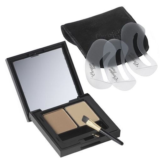 Christian Faye Semi Permanent Eyebrow Makeup Duo Kit  (Uzacu ēnu komplekts)