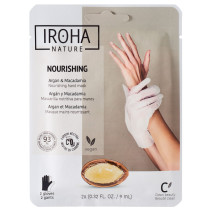 IROHA NATURE Gloves Treatment For Hands And Nails Nourishing And Argan