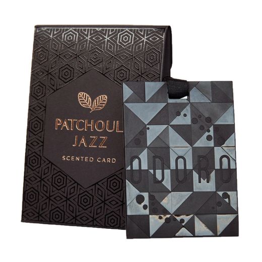 ODORO Scented Card Patchouli Jazz