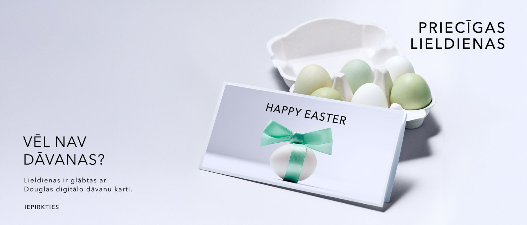 Digitālā dāvanu karte - Priecīgas Lieldienas