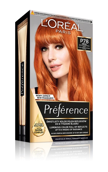 cordless Write a report club Matu krāsa L´Oréal Paris Preference Hair Color 78 Pure Paprika
